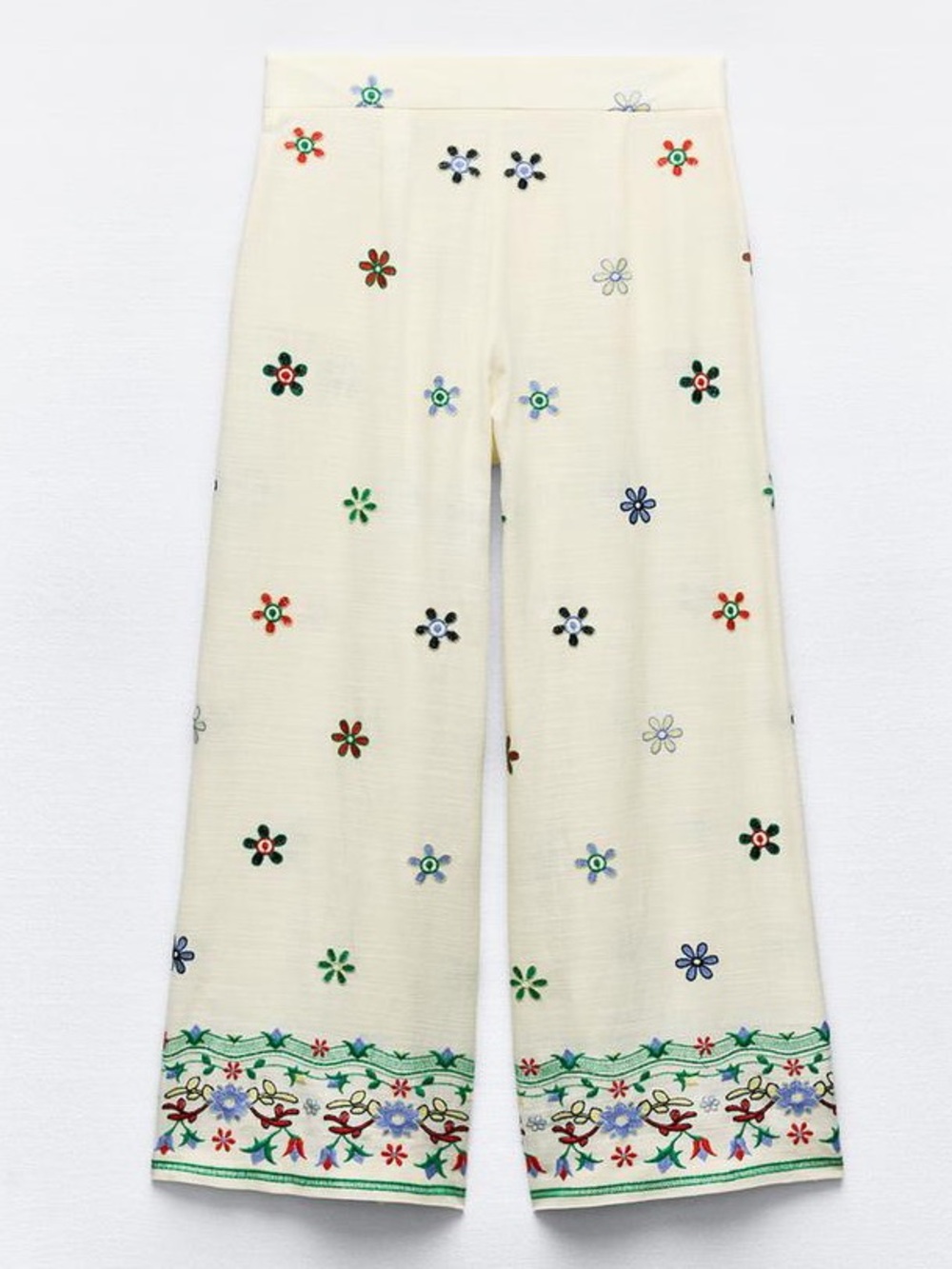 ZARA FLORAL EMBROIDERED CULOTTES
MULTICOLORED - Picture 8 of 9
